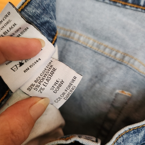 Boyish Donny High Rise Distressed Skinny Jeans in Forever Darling Size 32 X 30" - Picture 11 of 13